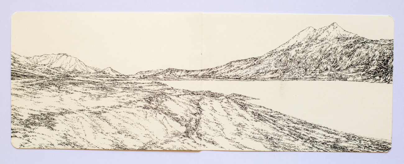 Azat, reservoir, Yerevan, Artist, Forest, Emmanuel, Henninger, emmanuel henninger, trees, mountains, armenia, residency, program, atelier mondial, Kulturdialog, armenien, ink, dessin, paysage